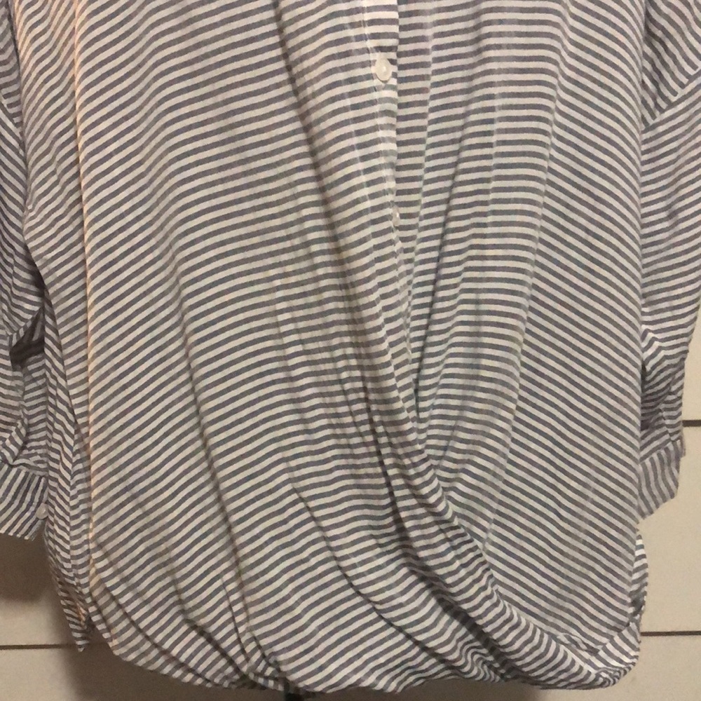 Nice Striped Plus Size Top - Picture 2 of 8